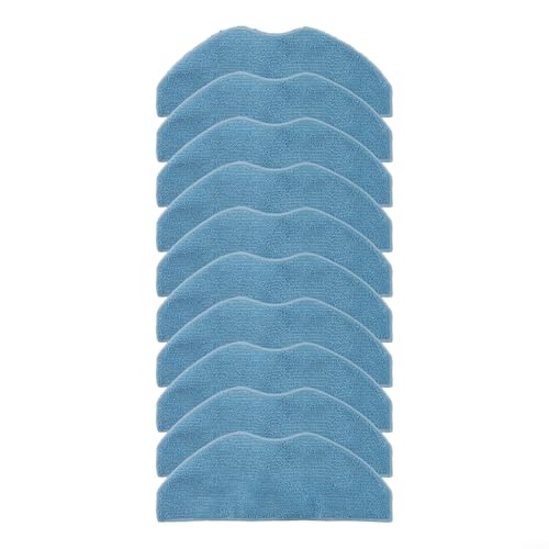 EffiFish Ersatz-Wischtücher für EZVIZ RE4/RE4 Plus/RE5/RE5 Plus Staubsauger, Mikrofaser-Reinigungspads, Bodenwischer-Zubehör (10 Stück) von EffiFish