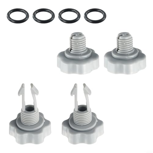 EffiFish Ersatzdichtungen für Intex Pool-Filterpumpe, 25004 Luftablassventile Set mit O-Ringen für Schwimmbad-Filtrationssystem 2500 GPH EffiFish Ersatzdichtungen für Intex Pool-Filterpumpe, 25004 Luftablassventile Set mit O-Ringen für Schwimmbad-Filtrationssystem 2500 GPH von EffiFish