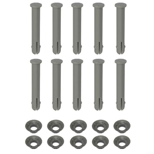 EffiFish Ersatzstiftdichtung, Pool-Ersatzstift und Dichtungssatz, kompatibel mit Stahlrahmen-Pool-Teilen P61754 P61801 P61796 (10 Set) von EffiFish