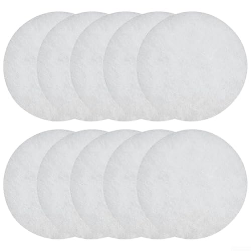 EffiFish Für Helios ELF-DLV 125 PET-Faser-Luftfilter G3 Grade Ersatzfilter, für Belüftungssystem 110 mm Durchmesser, Weiß, 10 Stück von EffiFish