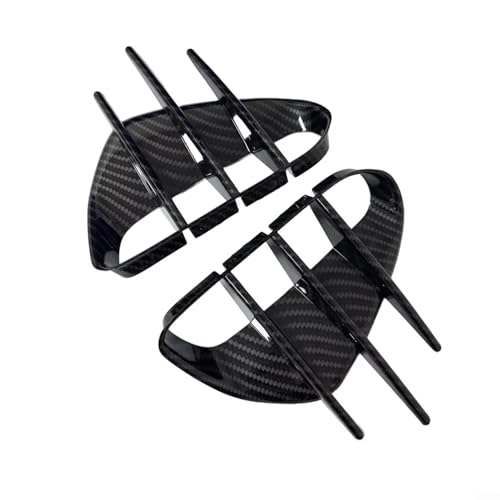 EffiFish Für KIA Stinger Frontstoßstange Seitenlüftungsspoiler Duckwing Abdeckung, 2018–2023 Auto-Außenverkleidung, Verbesserungszubehör (Kohlefaser) von EffiFish