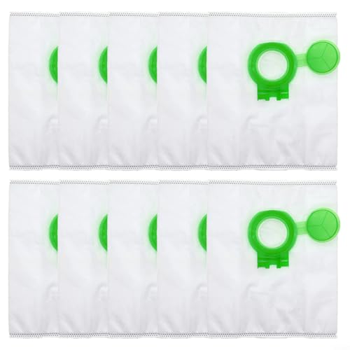 EffiFish Für SEBO kompatible Staubsaugerbeutel für Airbelt D2 UltraBag Reiniger mit Filterkappe, 4-lagiges Vliesstoff-Ersatzpaket (10 Stück) von EffiFish