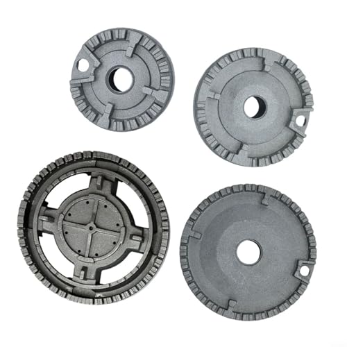 EffiFish Für Sabaf Gasherd, Brenner, Feuerverteiler, Aluminium-Ersatzteile für eingebettete Kochfelder, 47 mm, 68 mm, 94 mm, 125 mm, Silber (#55) von EffiFish