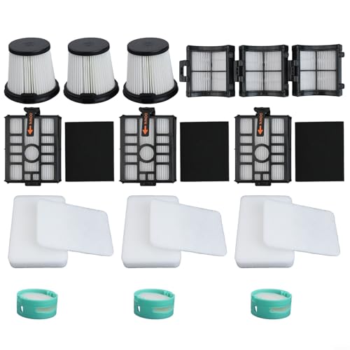 EffiFish Für Shark IW3511 IW1111 Detect Pro Staubsaugerfilter-Ersatz-Set mit Vormotorfiltern, Filterbaugruppen, Neutralisator-Kartuschen von EffiFish