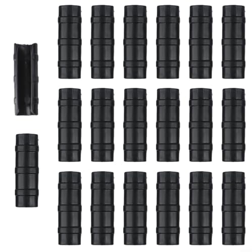 EffiFish Gartengebäude Rohr-Clip Gewächshaus-Klemme aus Kunststoff, Pflanzenstecker für Gartenfolie, Rahmen, Verbindungsstück, 20 Stück (32 mm) von EffiFish