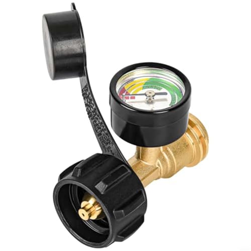 EffiFish Gasflaschen-Füllstandsanzeige, mit Lecksucher, Gasflaschenanschluss für QCC1 Typ 1, kompatibel mit Outdoor-Grillheizung EffiFish Gasflaschen-Füllstandsanzeige, mit Lecksucher, Gasflaschenanschluss für QCC1 Typ 1, kompatibel mit Outdoor-Grillheizung von EffiFish