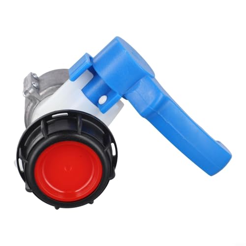 EffiFish IBC Drosselklappenschalter, 62 mm Aluminiumlegierung, Wasserbehälter-Adapter, DN40-Auslassanschluss für Flüssigkeitsspeicherprozess von EffiFish
