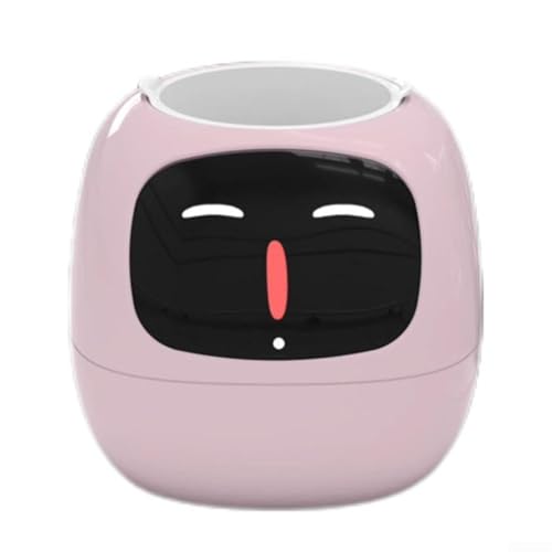 EffiFish Intelligenter Blumentopf, interaktiver Gartenbegleiter für mühelose Pflanzenpflege, automatischer wasserabsorbierender Blumentopf (rosa) von EffiFish