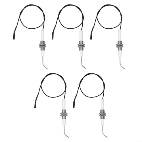 EffiFish Keramik-Zündelektrode Gasgrill Herd Ersatzteile Hochtemperaturbeständige elektronische Zündernadel 5 Stück von EffiFish