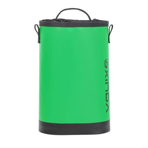 EffiFish Kletter-Kreide-Tasche, Kletter-Werkzeugtasche, verstellbarer Taillengürtel, Seil-Aufbewahrungstasche mit Schnellzugsystem, Orange / Grün, 5 l Fassungsvermögen (grün) von EffiFish