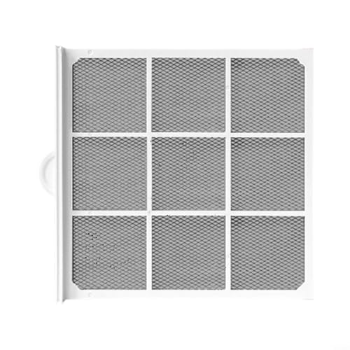 EffiFish Luftfilter, wiederverwendbarer Netzfilter aus Aluminiumlegierung, waschbar für PVC-Rohre, PE-Rohrzubehör, effiziente Luftfiltration (für 110 mm) von EffiFish