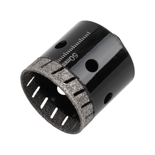 EffiFish M10 Trockenbohrer, 20–90 mm, Diamantkernlochöffner für Winkelschleifer, Bohren, Marmor, Glas, Fliesen (50 mm) von EffiFish