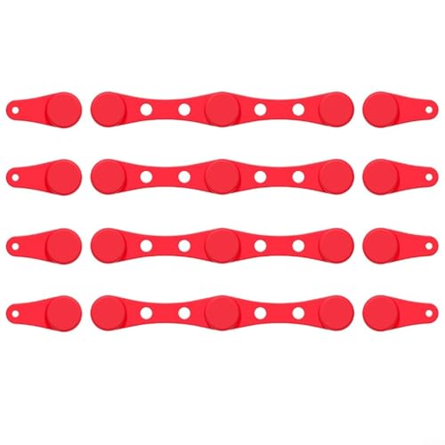 EffiFish Magnetische Silikon-Schnalle, zum Festhalten von Luftfritteusen, Pergamentpapier, magnetischer Halt (rot) von EffiFish