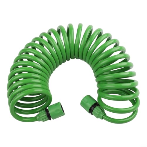 EffiFish Mehrzweck-Gartenwasserschlauch, flexibles Bewässerungsrohr für Innen- und Außenbereich, Pflanzen, Rasen, Hof, mit mehreren Längenoptionen, Grün (7,5 m) von EffiFish