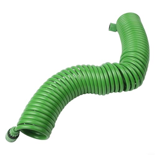 EffiFish Mehrzweck-Gartenwasserschlauch, flexibles Bewässerungsrohr für Innen- und Außenbereich, Pflanzen, Rasen, Hof, mit mehreren Längenoptionen, grün (15 m) von EffiFish