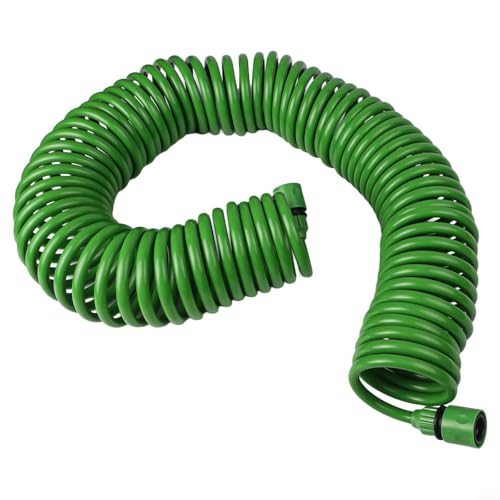 EffiFish Mehrzweck-Gartenwasserschlauch, flexibles Bewässerungsrohr für Innen- und Außenbereich, Pflanzen, Rasen, Hof, mit mehreren Längenoptionen, grün (20 m) von EffiFish