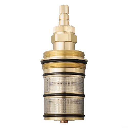 EffiFish Messing-Thermostat-Kartuschenersatz-Set, Temperaturregelung, Duscharmatur, mit Sicherheitsknopf, 38 °C EffiFish Messing-Thermostat-Kartuschenersatz-Set, Temperaturregelung, Duscharmatur, mit Sicherheitsknopf, 38 °C von EffiFish