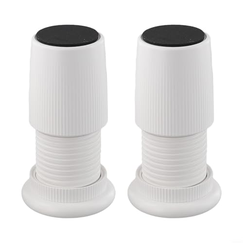 EffiFish Möbel-Höhenversteller, rutschfeste Bettbeinstützmatten, für Tische und Stühle, robustes ABS-Material, 2 Stück (weiß) von EffiFish