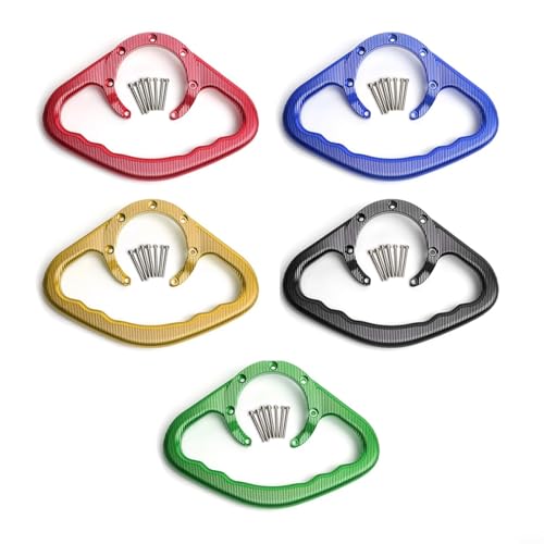 EffiFish Motorrad-Beifahrergriff, für Honda Motorrad Beifahrersicherheit Tank Haltegriff, Bar Handgriff, für CBR600 CBR900 CBR1000 VTR1000 CB600F CB900F Modelle (rot) von EffiFish