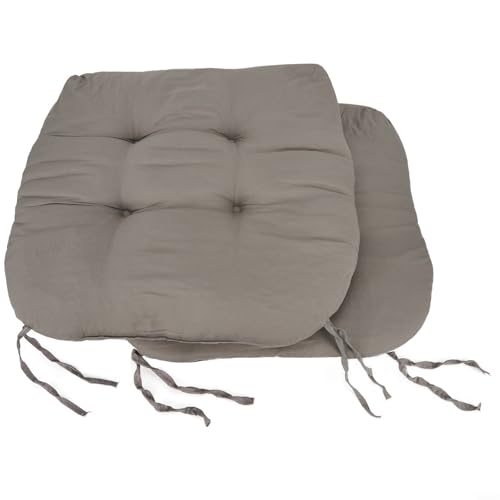 EffiFish Outdoor-Sitzkissen, quadratisch, Terrassenstuhl-Kissen, Sitzpolster mit rutschfestem Design für Gartenmöbel, Bank, Weiden-Sofa (schwarz) von EffiFish