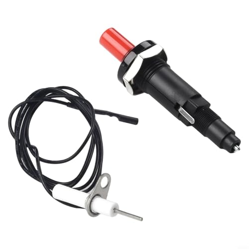 EffiFish Piezo Spark Ignition Button Igniter With Cable Piezo Spark Ignition Kit For Gas BBQ Grill Stove Oven Outdoor Cooking 2.3mm Terminal von EffiFish