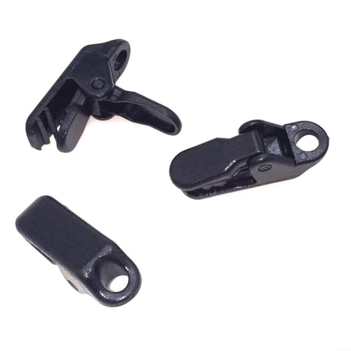 EffiFish Planenclip Zeltclip Planenclip Robuste Kunststoffklemmen für Markise Plane Camping Outdoor ohne Bohren Schwarz 50 Stück (schwarz) von EffiFish