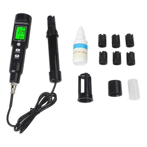 EffiFish Professionelles digitales Messgerät für gelösten Sauerstoff, Wasserqualitätstest-Set, für Schwimmbad, Aquarium, Meerwasser EffiFish Professionelles digitales Messgerät für gelösten Sauerstoff, Wasserqualitätstest-Set, für Schwimmbad, Aquarium, Meerwasser von EffiFish