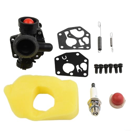 EffiFish Rasenmäher Motorteile Vergaser Luftfilter Set Dichtungen Feder Kraftstoffpumpe Membran für Sprint 497619 498809 von EffiFish