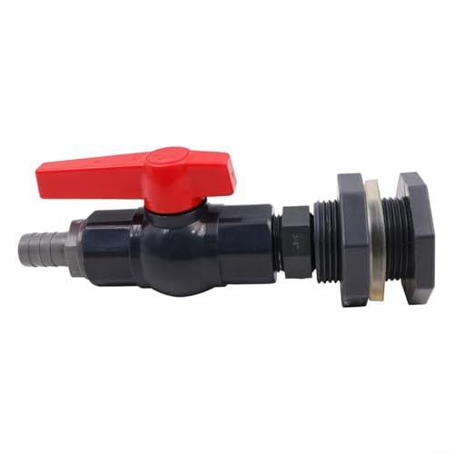 EffiFish Regentank-Zapfhahn-Set, PVC-Schottverschraubung mit Kugelhahn-Schlauchadapter, auslaufsichere Tankventile, Gartenbewässerungs-Kits EffiFish Regentank-Zapfhahn-Set, PVC-Schottverschraubung mit Kugelhahn-Schlauchadapter, auslaufsichere Tankventile, Gartenbewässerungs-Kits von EffiFish