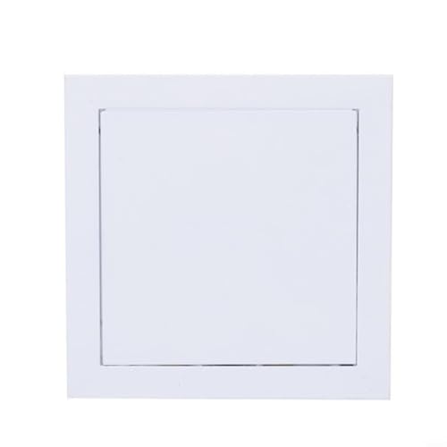 EffiFish Revisionstür-Zugangsplatte, weiß, verzinkte Aluminiumlegierung mit Magnetschalter, 135°-Scharnier für Decken-Wand-Abflussrohre (150 x 150 mm) von EffiFish