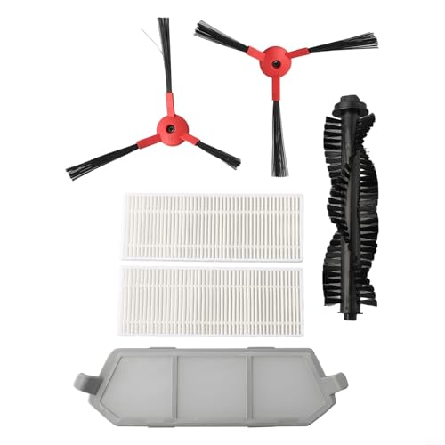EffiFish Roboter Staubsauger Zubehör Kompatibel Roller Hauptbürste Seitenbürsten Filter Set Ersatzteile Kit für P10 von EffiFish