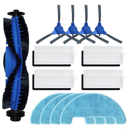 EffiFish Roboter Staubsauger Zubehör Set Ersatzteile Kit Seitenbürsten Filter Roller Mop Tuch Kompatibel für Cybovac E20 E30 E31 von EffiFish
