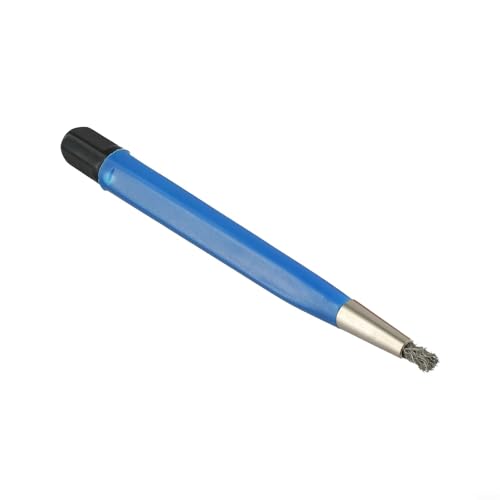 EffiFish Rostentfernungs-Pinselstift, Glasfaser, Messing, Stahl, Nylonbürste, Uhren-Reinigungswerkzeug zum Entfernen von Kratzern und Rost von Uhrenteilen (A) von EffiFish
