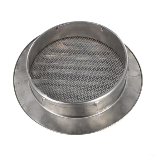 EffiFish Runde Lüftungsgitter-Abdeckung, Außenwand-Luftk, Lüftungshaube mit Netzschutz, für Badezimmer, Küche, 70–300 mm (250 mm) von EffiFish