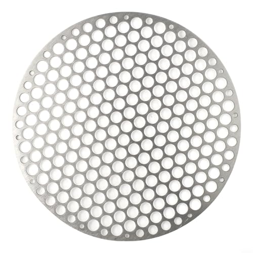 EffiFish Rundes Grillnetz aus Edelstahl, mehrere Größen, Kühlung, Braten, Drahtgeflecht für Grill, Holzkohle, Backen (20 cm) von EffiFish