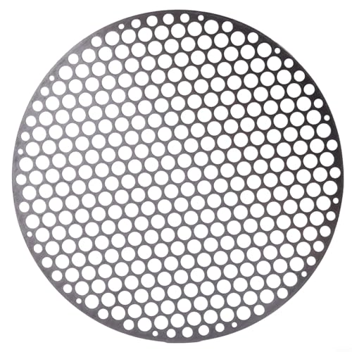 EffiFish Rundes Grillnetz aus Edelstahl, mehrere Größen, Kühlung, Braten, Drahtgeflecht für Grill, Holzkohle, Backen (24 cm) von EffiFish