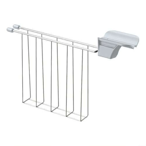 EffiFish Sandwich-Käfig aus Edelstahl, Brot-Clip-Toaster-Zubehör, hitzebeständiger Griff, Toastie-Brothalter (grau) von EffiFish