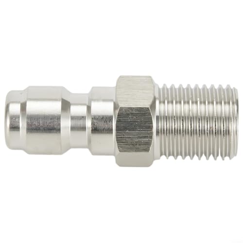 EffiFish Schnellspannverbinder Schnellverbinder Schnellverschluss Adapter Hochdruckreiniger Adapter 1/4 Zoll Stecker Messing Gartenschlauch (C) von EffiFish