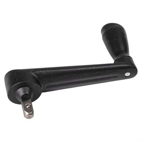 EffiFish Schüttelgriff Aluminium Terrassenschirm Kurbel Griff Ersatzteil Seitenpfosten Freischwinger Sonnenschirm Manuelle Wippe Passform Schwarz 14 cm von EffiFish