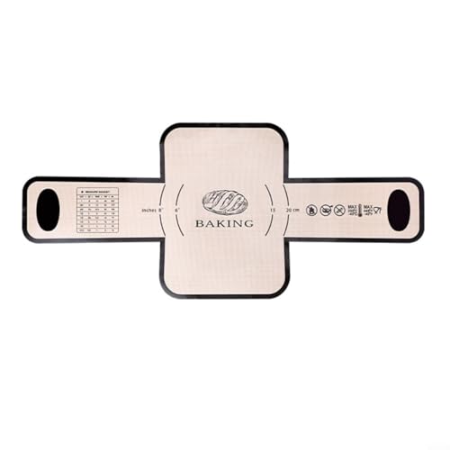 EffiFish Silikon-Brotlaib-Pfanneneinlagen, Antihaft-Brotschlinge, Teigübertragungswerkzeug, hohe Hitzebeständigkeit, Wiederverwendbarkeit, Kastenform (schwarz) von EffiFish