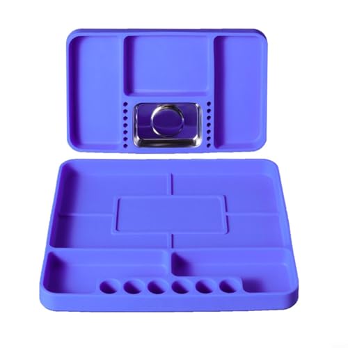 EffiFish Silikon-Werkzeugablage mit magnetischer Teileablage, rutschfester Werkzeug-Organizer und Aufbewahrungshalter für Schrauben, Bits, kleines Zubehör Werkzeug-Organizer EffiFish Silikon-Werkzeugablage mit magnetischer Teileablage, rutschfester Werkzeug-Organizer und Aufbewahrungshalter für Schrauben, Bits, kleines Zubehör Werkzeug-Organizer von EffiFish