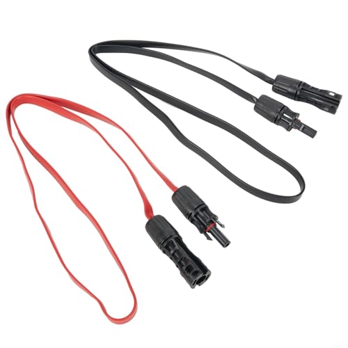 EffiFish Solar-Photovoltaik-Kabel, flach, 100 cm durch Fenster, Verlängerungskabel mit Stecker, 4 mm² Draht für PV-Panel-Installation EffiFish Solar-Photovoltaik-Kabel, flach, 100 cm durch Fenster, Verlängerungskabel mit Stecker, 4 mm² Draht für PV-Panel-Installation von EffiFish