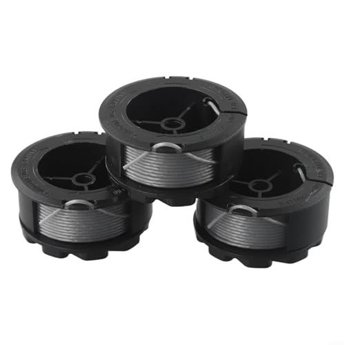 EffiFish Spool Line F016800570 Rasentrimmer-Zubehör, Nylonschnur, 1,6 mm Durchmesser, 6,1 m Länge, Ersatzteil für Bosch GrassCut präzises Mähen (3 Stück) von EffiFish