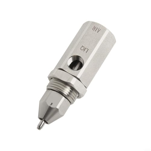 EffiFish Sprühdüse, Edelstahl, Trockennebel, Luftzerstäuber, Waschdüsen, hohe Temperaturbeständigkeit für industrielle Staubunterdrückung (30 Winkel) von EffiFish