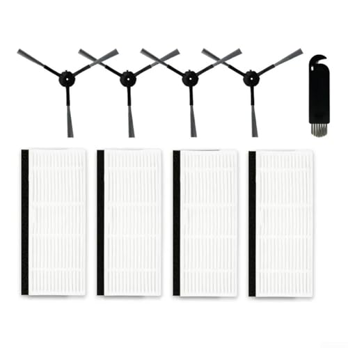 EffiFish Staubsauger-Ersatzteil-Set, Seitenbürsten, Filter, kompatibel für Cecotec für Conga 5290 Ultra Roboter-Staubsauger, einfach und schnell zu bedienen von EffiFish