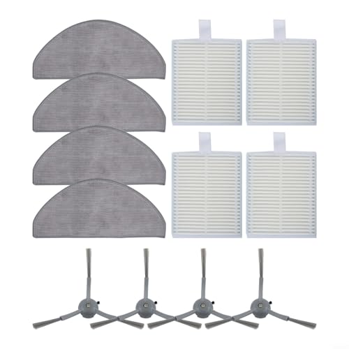 EffiFish Staubsauger-Seitenbürste, Wischtuch, Filter-Set für Eve RookS für Lydsto R1 Edge R1D Edge für MiWhole M9 Lite, einfach und schnell zu verwenden von EffiFish