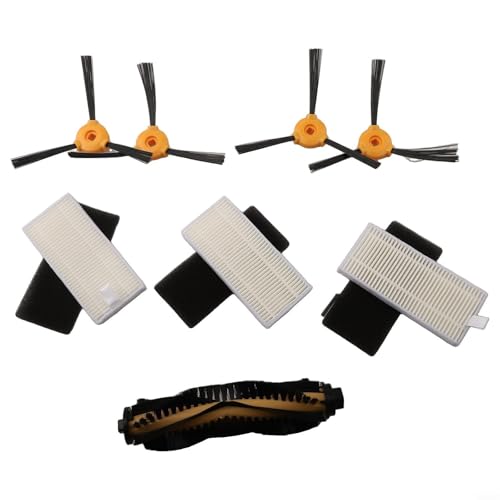 EffiFish Staubsauger Seitenbürste Filter Hauptbürste Ersatzteile kompatibel für Deebot D710 D715 Roboter Staubsauger Zubehör Kit von EffiFish