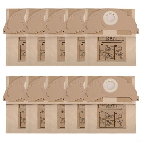 EffiFish Staubsaugerbeutel Faserpapier Vliesstoff Große Kapazität Papier Filtertüten für Kärcher WD2 MV2 WD Serie 10 Stück EffiFish Staubsaugerbeutel Faserpapier Vliesstoff Große Kapazität Papier Filtertüten für Kärcher WD2 MV2 WD Serie 10 Stück von EffiFish
