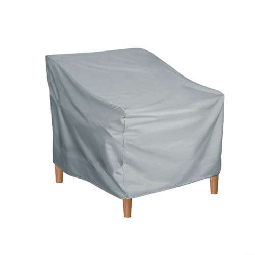 EffiFish Staubschutz für Gartenmöbel, wasserdichte Abdeckung, Outdoor, Stapelstühle, Grill-Schutzabdeckungen zum Abdecken von Sitz, Gartentischen (L) von EffiFish