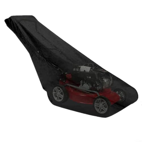 EffiFish Strapazierfähige wasserdichte Polyester-Abdeckung für Rasenmäher, mit elastischem Saum, Kordelzug unten, 210D-Oxford-Gewebe für Gartengeräte (200 x 42 x 85 cm) von EffiFish